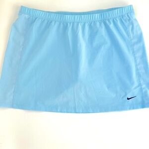 Nike skorts skirt with built in spandex shorts large blue